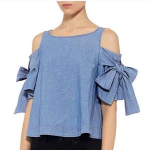 Sea New York cold shoulder top